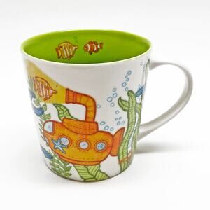 Starbucks Coffee Submarine Under the Sea Bone China Porcelain Coffee Mug 2010